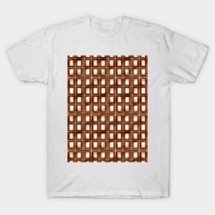 Chocolate Bar Pattern T-Shirt